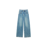 Women's Wash High-Waist Lightweight Wide-Leg Jeans